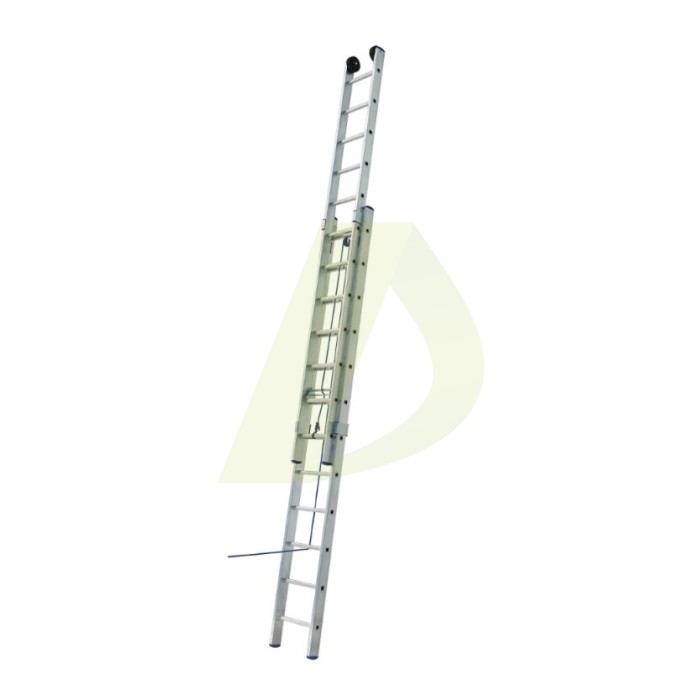 Драбина одностороння алюмінієва ELKOP VHR L на канатній тязі, 2 секції, 22 сход., 5,8-9,7 м (37502) Драбина одностороння алюмінієва ELKOP VHR L на канатній тязі, 2 секції, 22 сход., 5,8-9,7 м (37502)