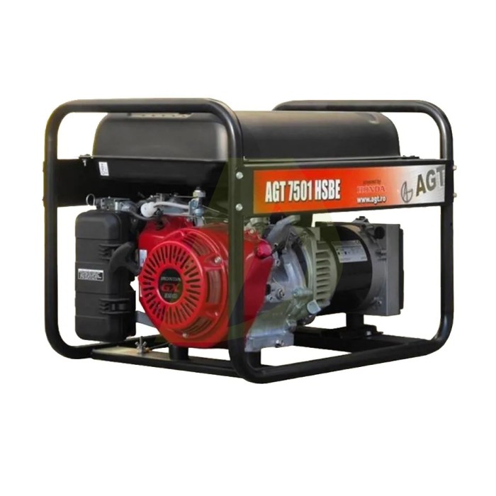 Генератор бензиновый AGT 7501 HSBER26 Генератор бензиновый AGT 7501 HSBER26