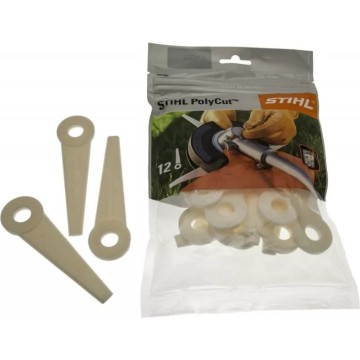 Комплект пластиковых ножей (12шт.) для триммерных головок STIHL PolyCut (41110071001)