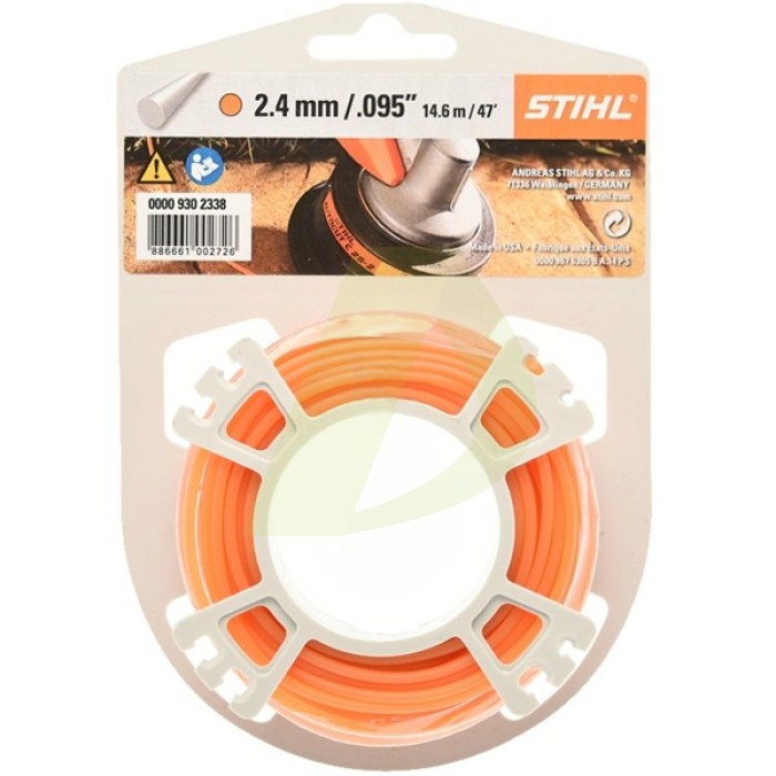 Жилка (тримерний корд) STIHL 2,4мм х 14 м кругла (00009302338) Жилка (тримерний корд) STIHL 2,4мм х 14 м кругла (00009302338)