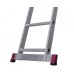 Лестница двусторонняя алюминиевая KRAUSE Corda, 3 секции, 10 ступ., 2,8-6,1 м (030405)