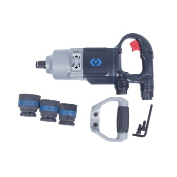 Пневматичний гайковерт KING TONY 3/4" 2170 Нм, в комплекті 3 торцеві головки (P33671-160B)