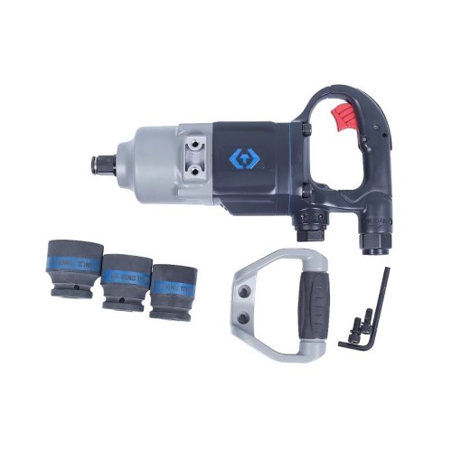 Пневматичний гайковерт KING TONY 3/4" 2170 Нм, в комплекті 3 торцеві головки (P33671-160B)