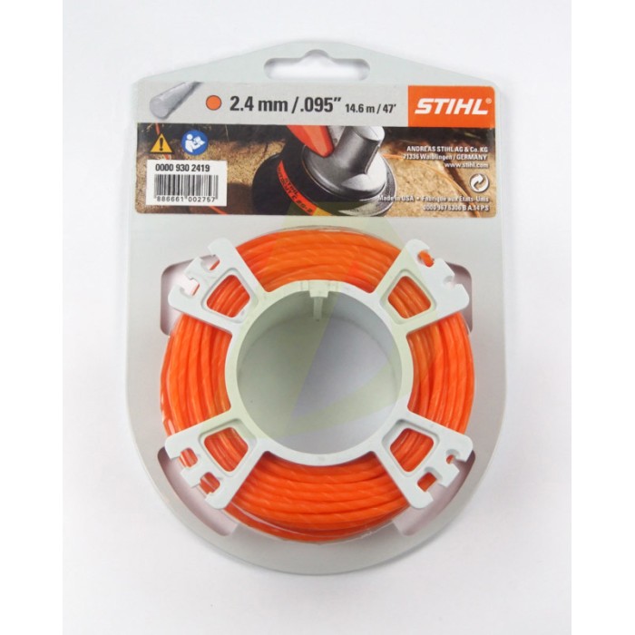 Жилка (тримерний корд) STIHL 2,4мм х 14 м кругла (малошумна) (00009302419) Жилка (тримерний корд) STIHL 2,4мм х 14 м кругла (малошумна) (00009302419)