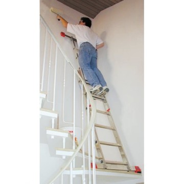 Помост алюминиевый KRAUSE VarioTop, 2 секции, 6 ступ., 2,7-4,5 м (121370)